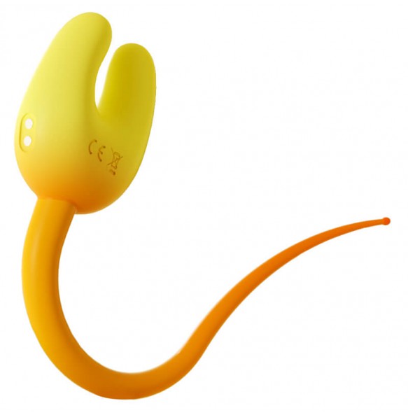 MizzZee - U-Shape Breast Clitoral Vibrator (Chargeable - Yellow)